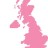 UK MAP in pink to highlight womens networks
