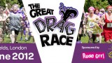 The Great Drag Race 2012 banner with sponsors