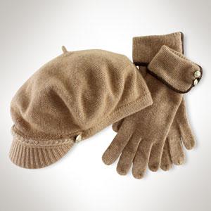 Ralph Lauren Cap and Glove Set