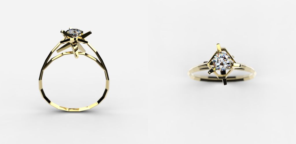 XiN - star signature ring 1.02 - £780