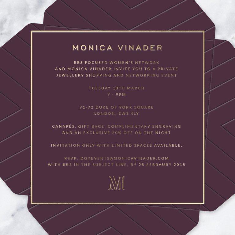 Monica Vinader invite