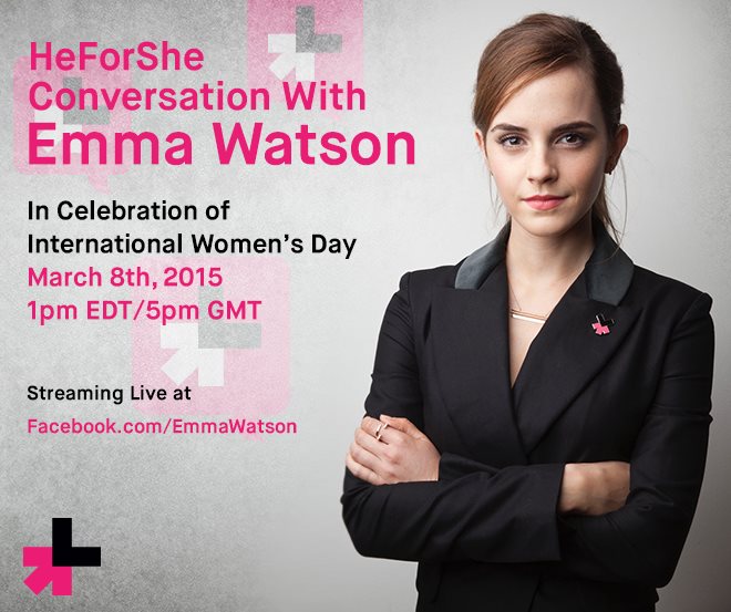 Emma Watson IWD event invite