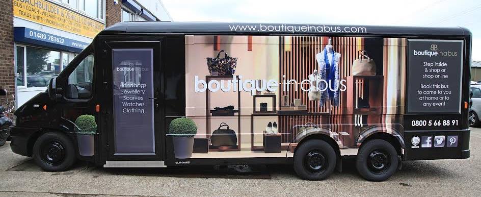 Fashion is on the move - A boutique in a bus that drives to you to shop