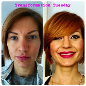 Transfromation tuesday makeup