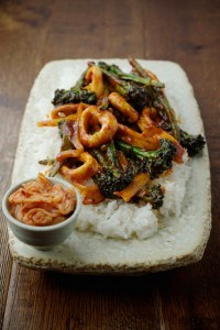 Korean Calamari stir fry