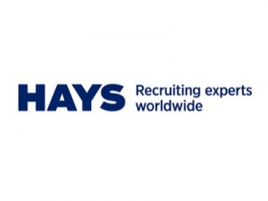 Hays Recruiting experts worldwide - Logo - Blue on a white background - Hays Gender Report