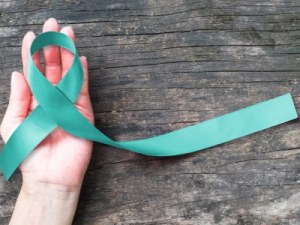 Cervical Cancer Awareness Ribbon