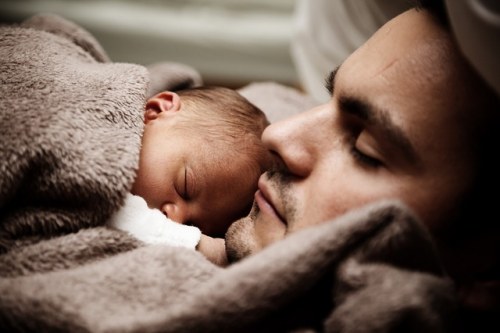 father and baby, Shared Parental Leave