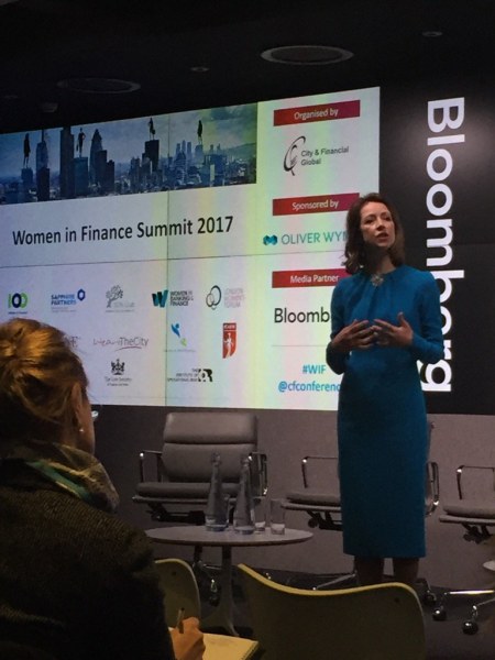 Helena Morrissey at the Women in Finance Summit