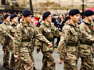 female soldiers, flexible working featured